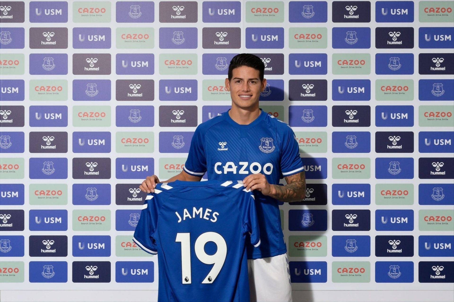 Oficial: James Rodríguez, nuevo jugador del Everton