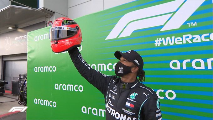 Hamilton iguala a Schumacher en Eifel