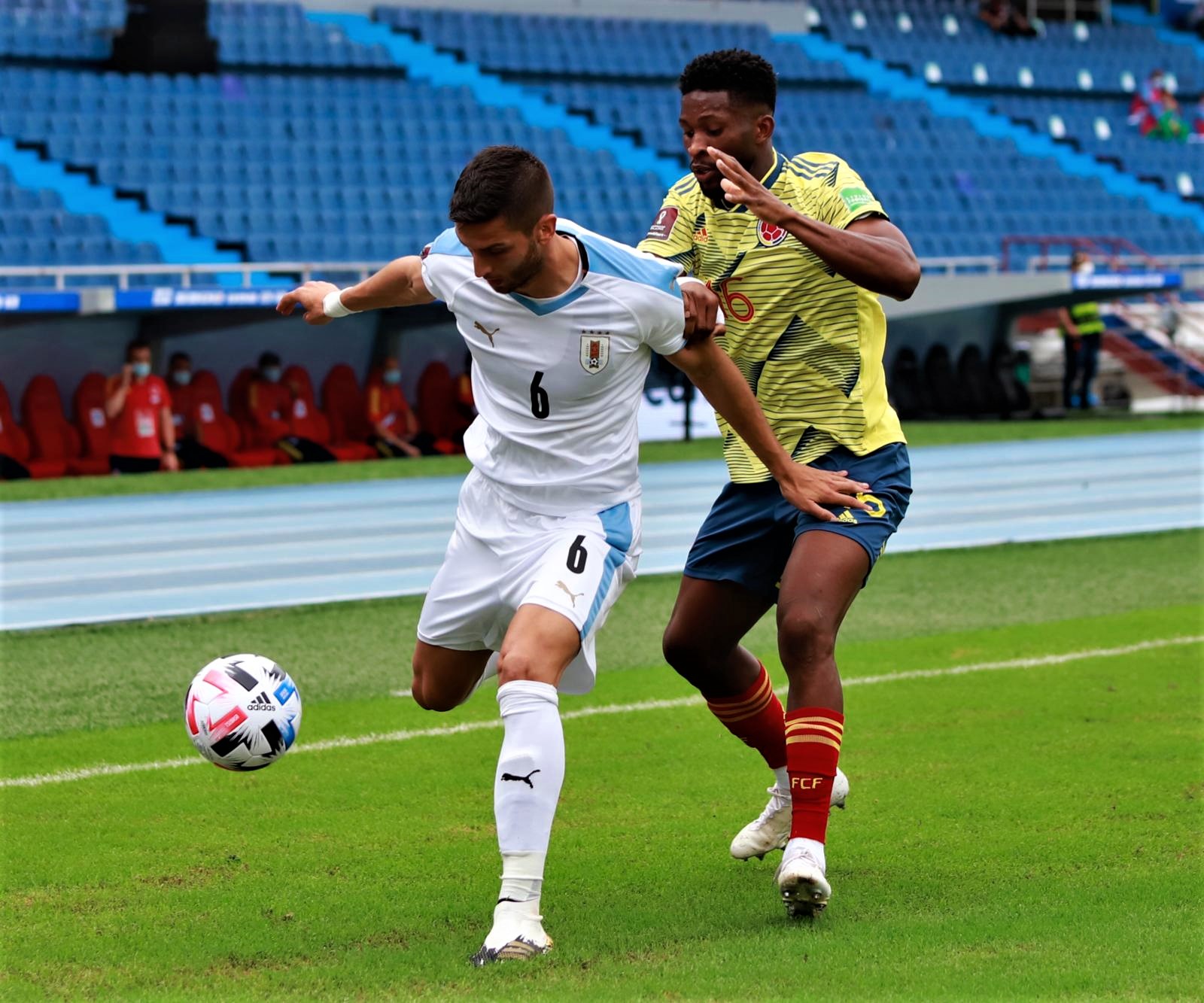 Colombia vs Uruguay: minuto a minuto