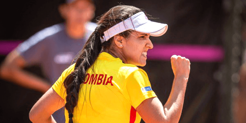 Camila Osorio sumó el primer punto para Colombia en la Billie Jean King Cup.