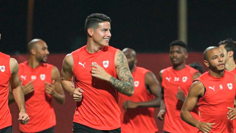 Fecha confirmada para el debut de James en Catar