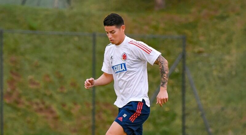 James ya se integró a la Selección Colombia