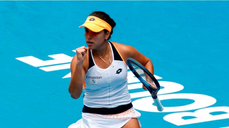 Maria Camila Osorio inicia con buenas sensaciones el WTA 125 de Midland