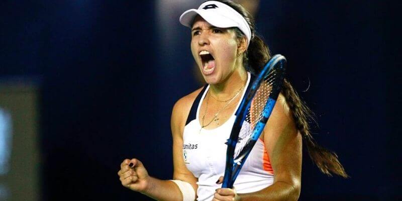 Maria Camila Osorio la segunda mejor rankeada en la historia del tenis colombiano