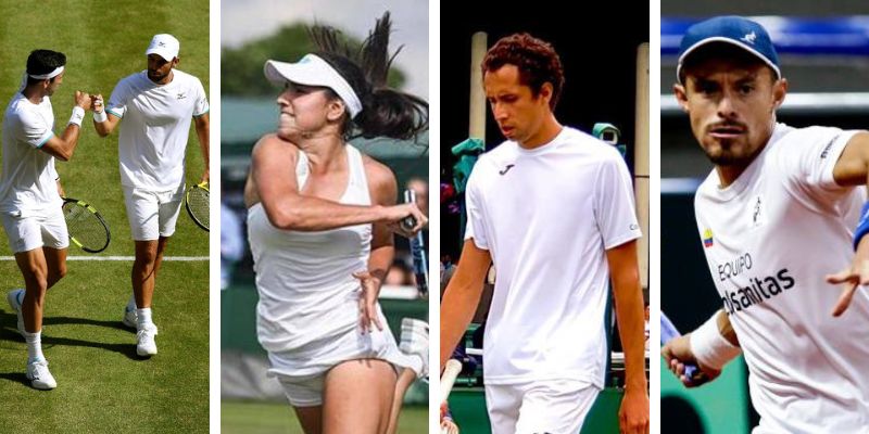 Los colombianos siguen activos en Wimbledon