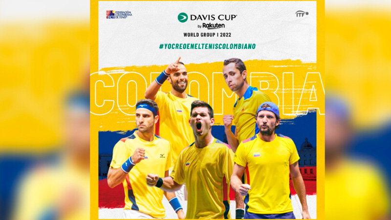 Listo el equipo de Copa Davis de Colombia