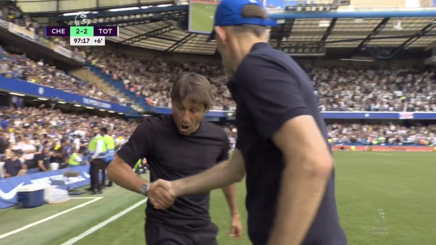 ¡El choque entre Tuchel y Conte en el Chelsea -Tottenham!