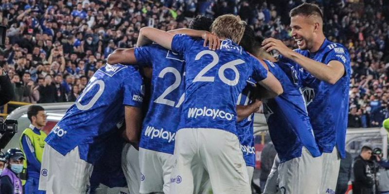 Millonarios goleó en el clásico ante Deportivo Cali