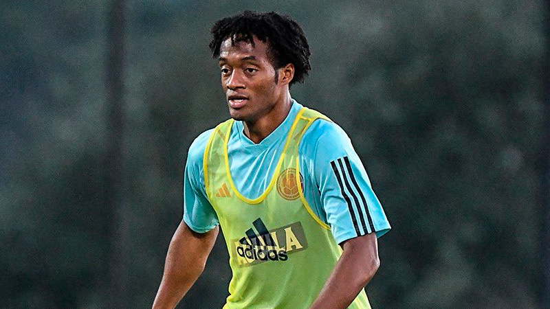 Cuadrado, feliz por superar registro del ‘Pibe’ en Selección