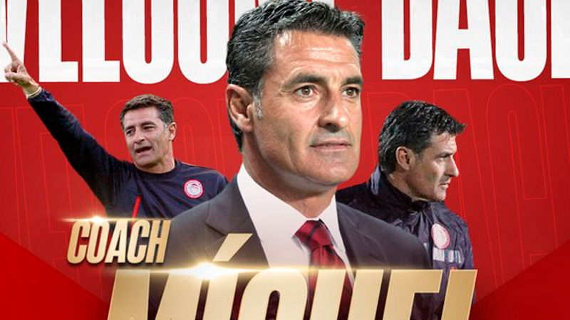 Ya es oficial la llegada de Míchel al Olympiacos