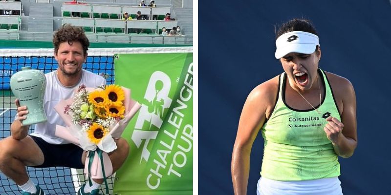 Triunfo de Osorio y Barrientos en el tenis internacional