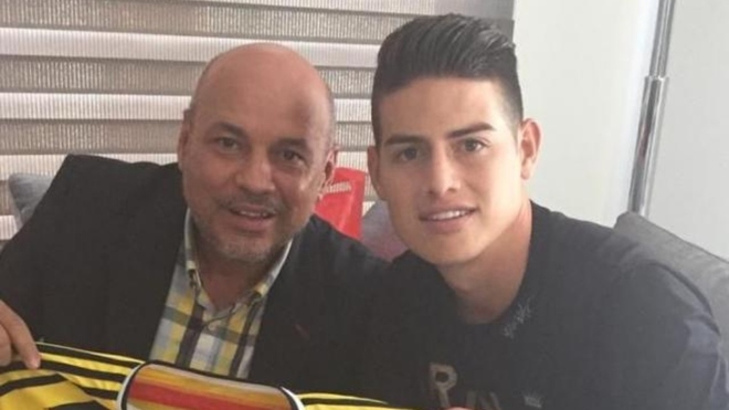 Murió el padrastro y mentor de James Rodríguez