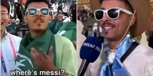 Aficionado viral de Arabia Saudí ahora apoyará a Argentina