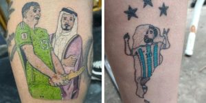Peores Tatuaje del título de Argentina en el Mundial