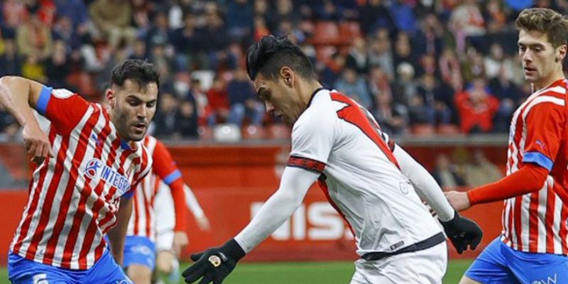 Rayo Vallecano - Falcao vs Sporting Gijón