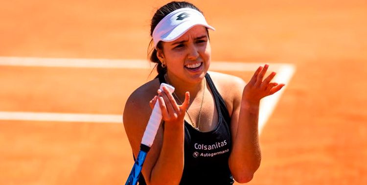 Camila Osorio, eliminada de Roland Garros