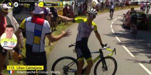 Caída de Calmejane en Tour de Francia