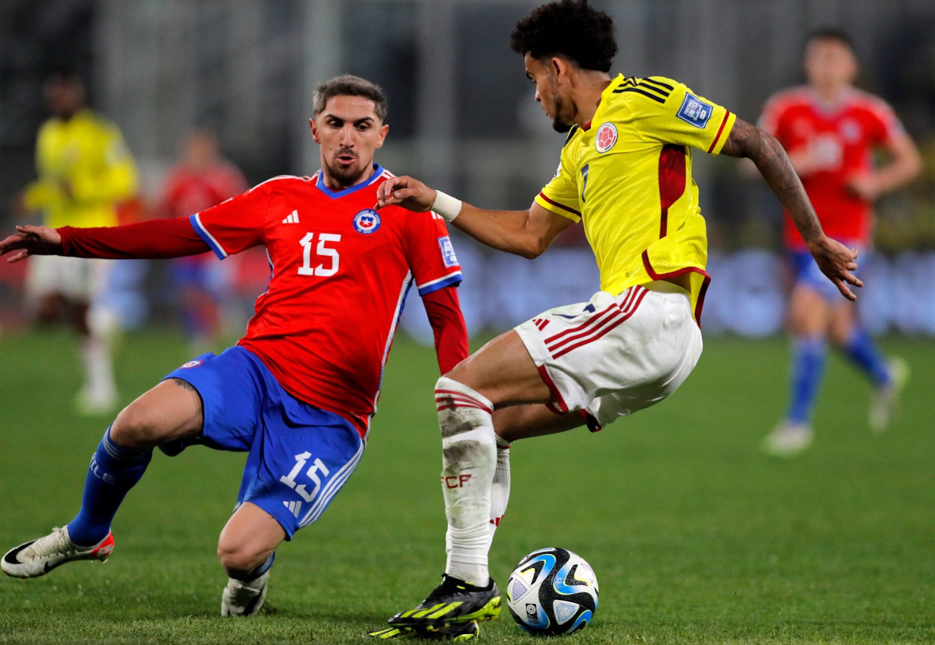 Sufrido empate de Colombia ante Chile