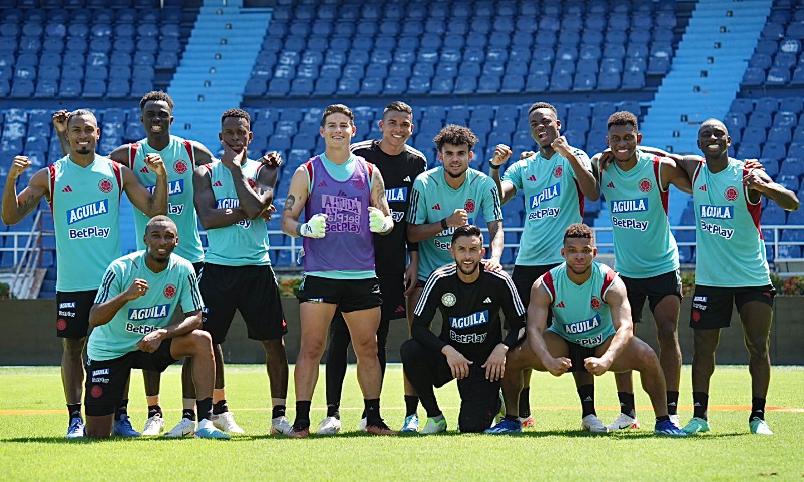 Colombia realizó su último entrenamiento en el Metropolitano