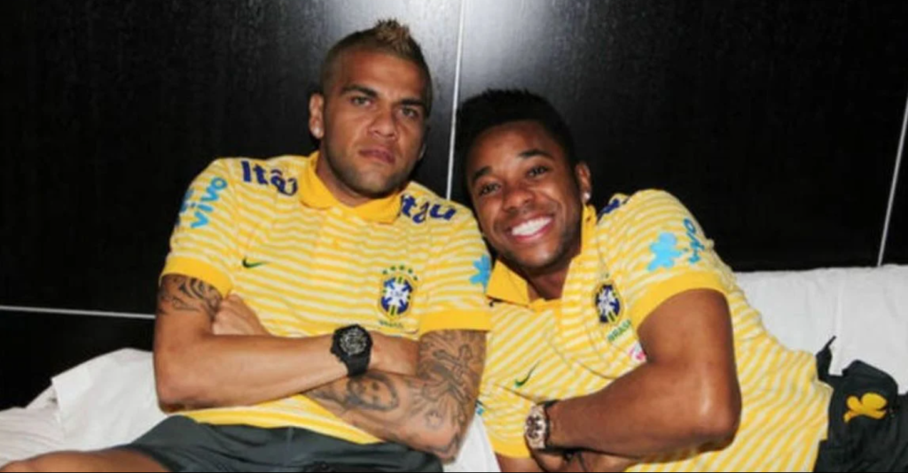 Dani Alves y Robinho