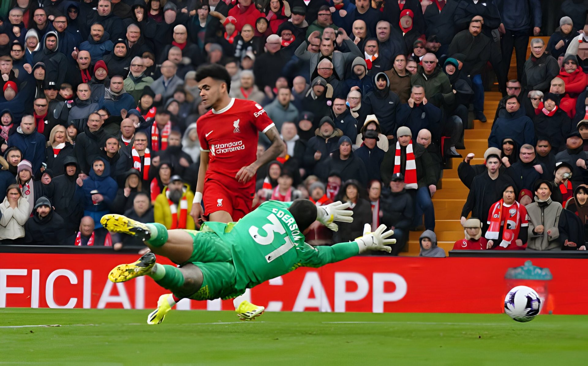 Luis Díaz Liverpool gol Manchester City