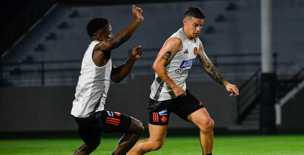 Entrenamiento Colombia Luis Sinisterra