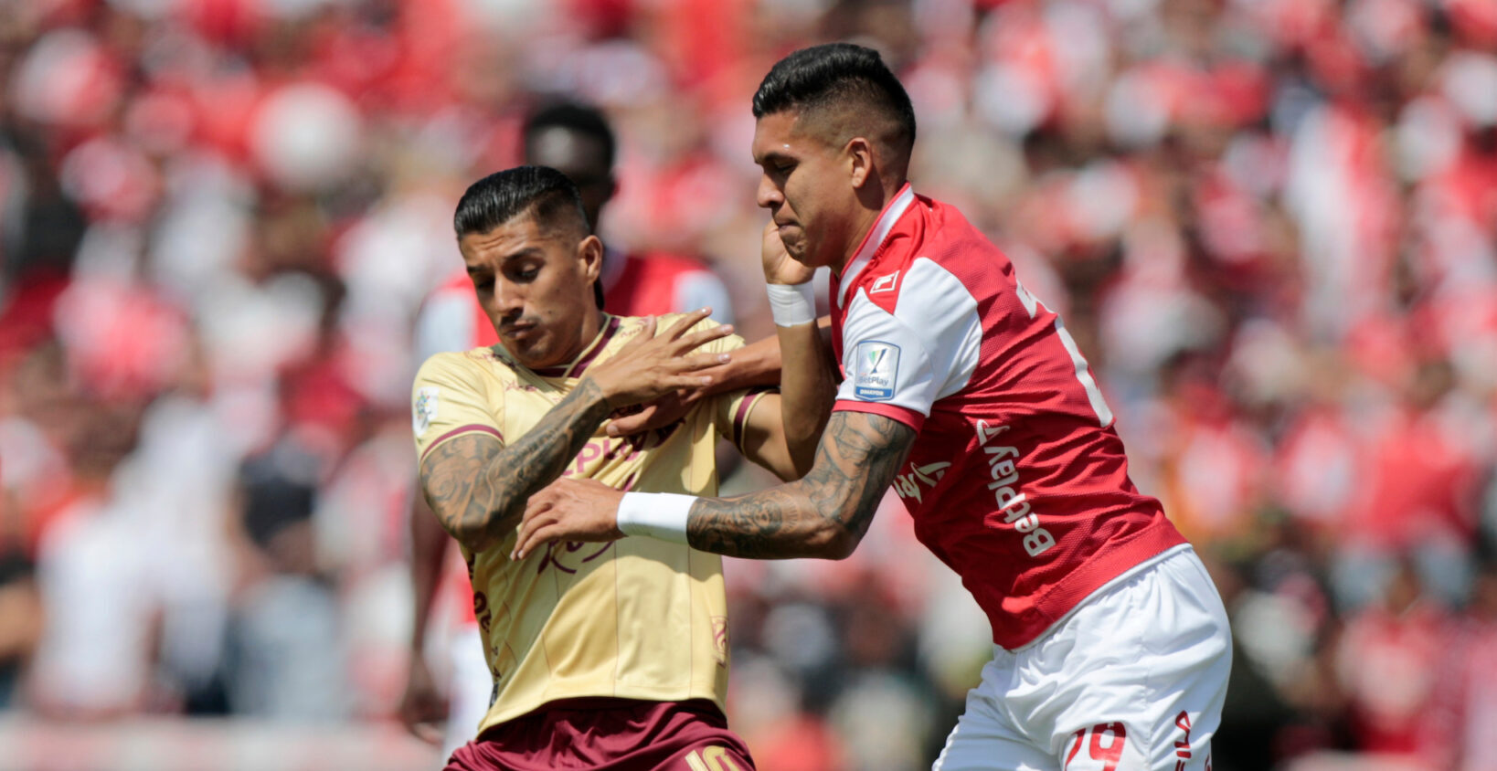 Santa Fe vs Tolima Julián Millán Yeison Guzmán