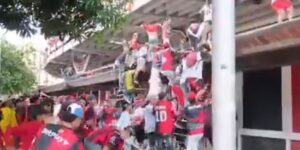 Hinchas de Cúcuta Deportivo protagonizaron desmanes