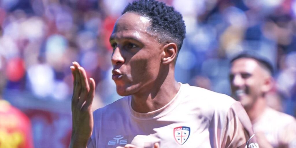 Yerry Mina gol Cagliari