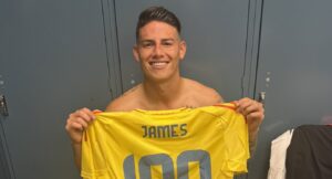 James 100 partidos Colombia