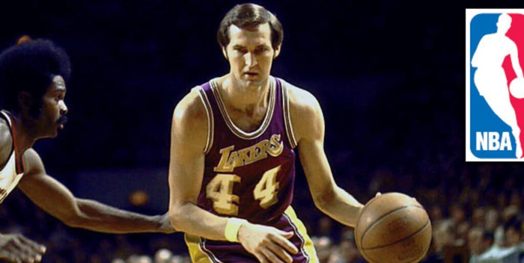 Jerry West logo foto NBA