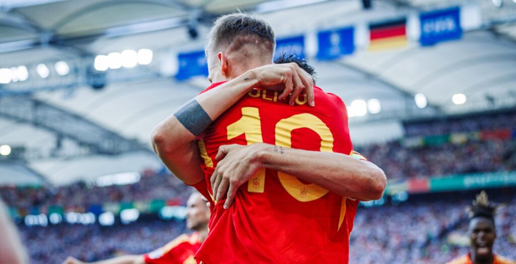 Dani Olmo España Alemania