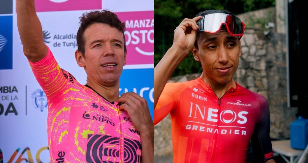 Rigoberto Urán y Egan Bernal