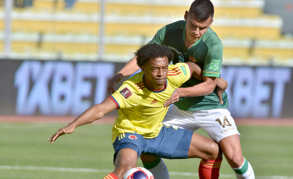 Bolivia vs Colombia Juan Guillermo Cuadrado