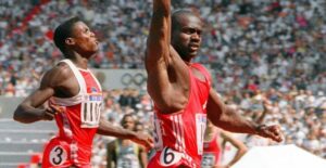 Ben Johnson Carl Lewis