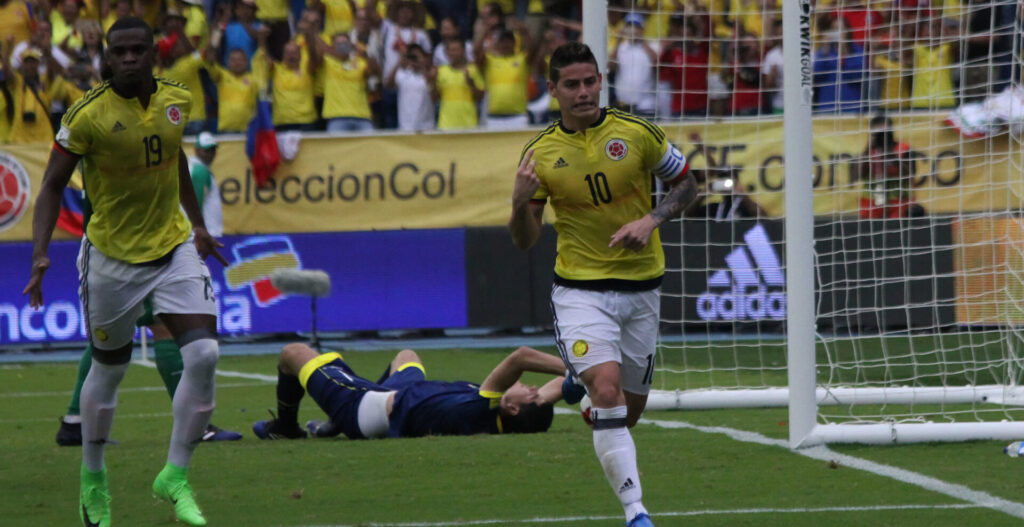 Colombia vs Bolivia Eliminatorias 2018 James Rodríguez