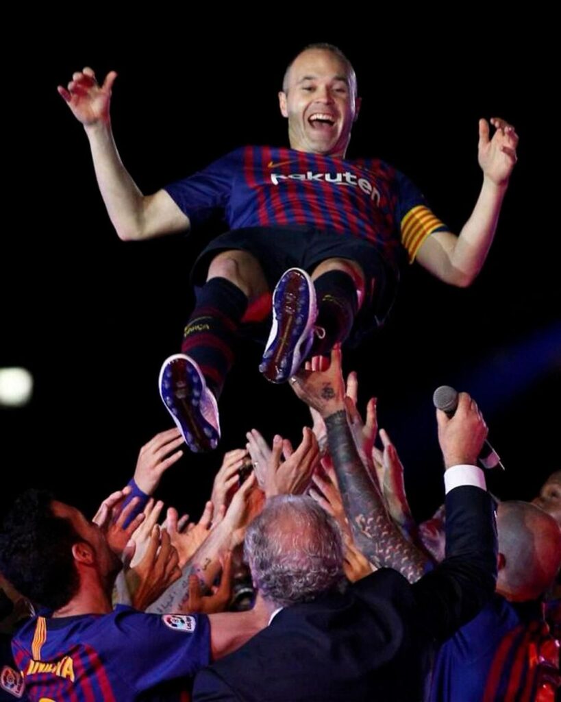 Andrés Iniesta retiro Barcelona