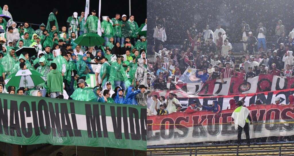 Hinchas Nacional y Junior