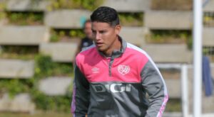 James Rodríguez entrenamiento Rayo Vallecano