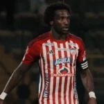 Didier Moreno con la camiseta de Junior