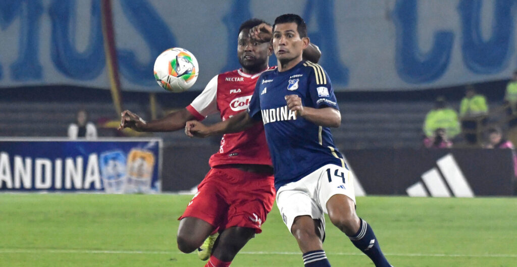 Millonarios vs Santa Fe Elvis Perlaza David Silva