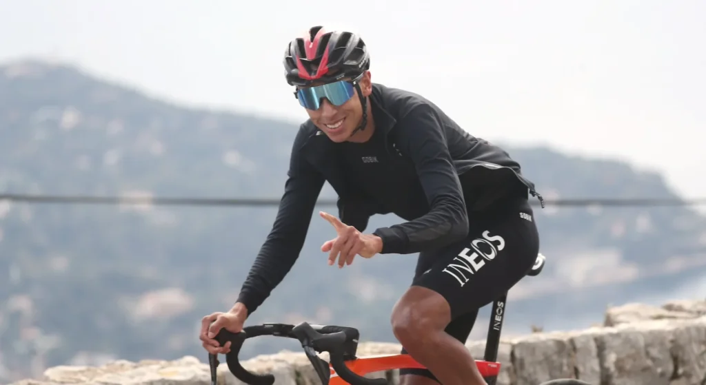 Egan Bernal entrenamiento