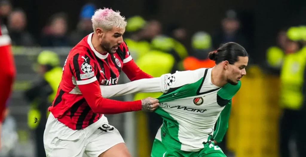 Milan Feyenoord Theo Hernández Champions League