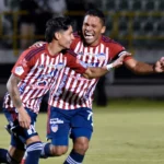 Chico vs Junior celebración Bryan Castrillon Carlos Bacca