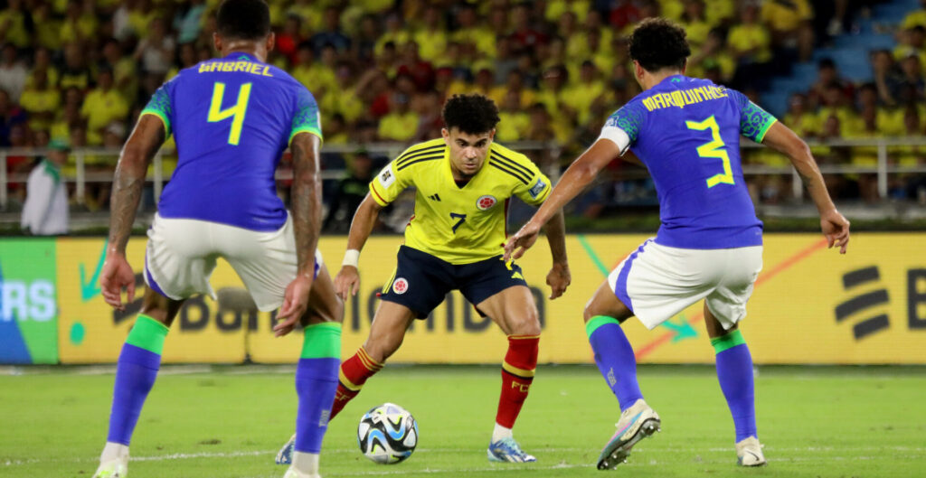 Colombia vs Brasil Luis Díaz Clasificatorias Barranquilla