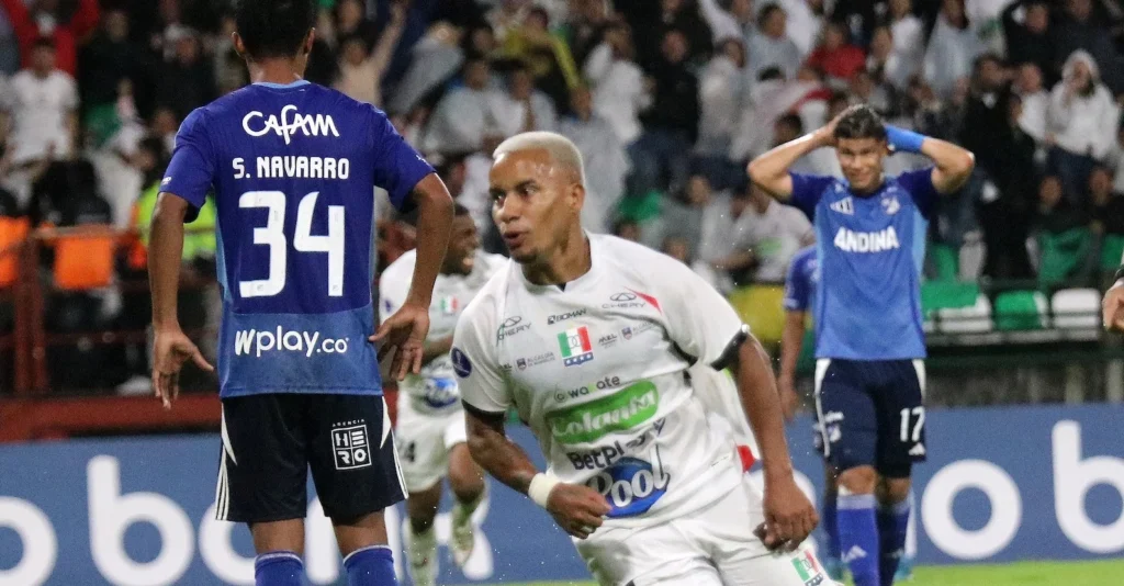 Once Caldas Millonarios Copa Sudamericana Michael Barrios