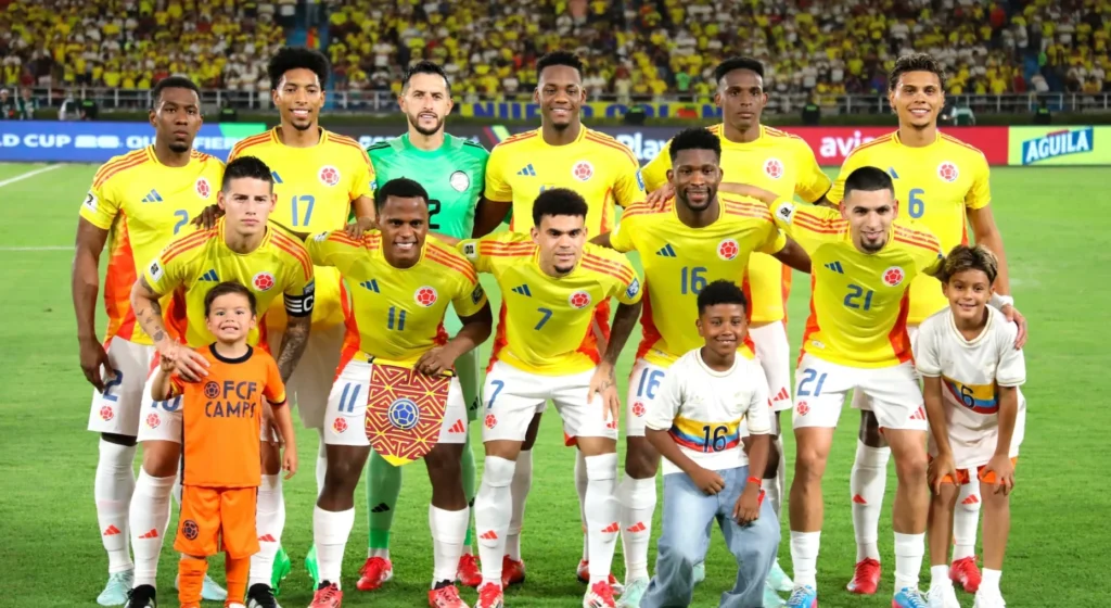 Colombia vs Paraguay formación titular