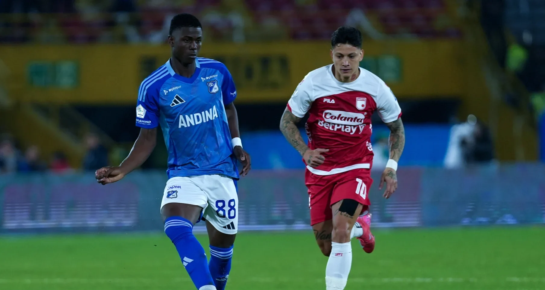 Millonarios vs Santa Fe Neiser Villarreal Alexis Zapata