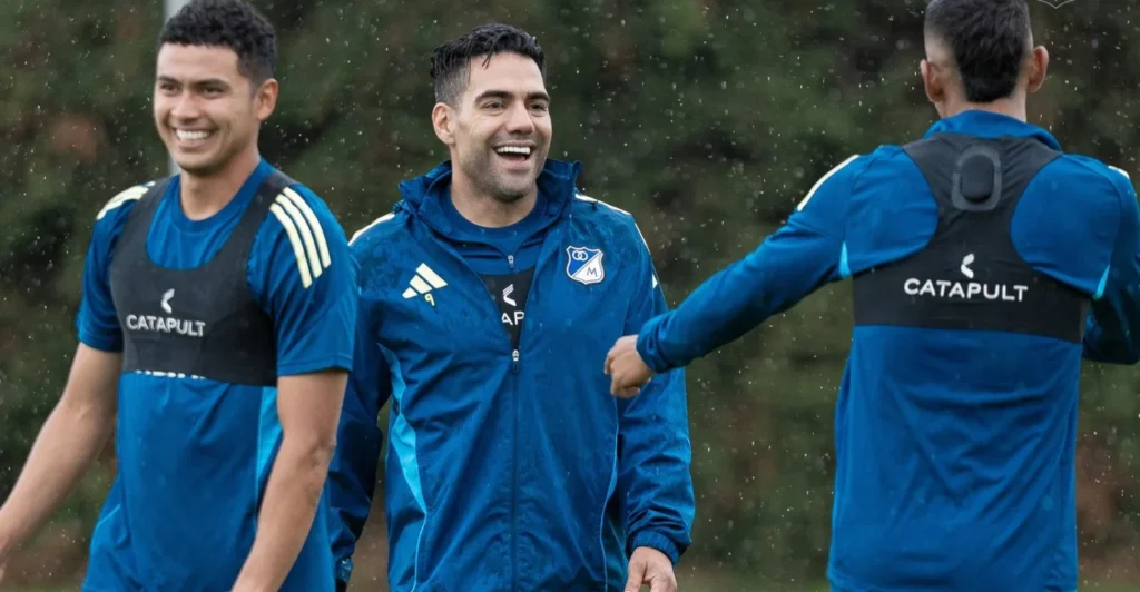 Falcao entrenamiento Millonarios