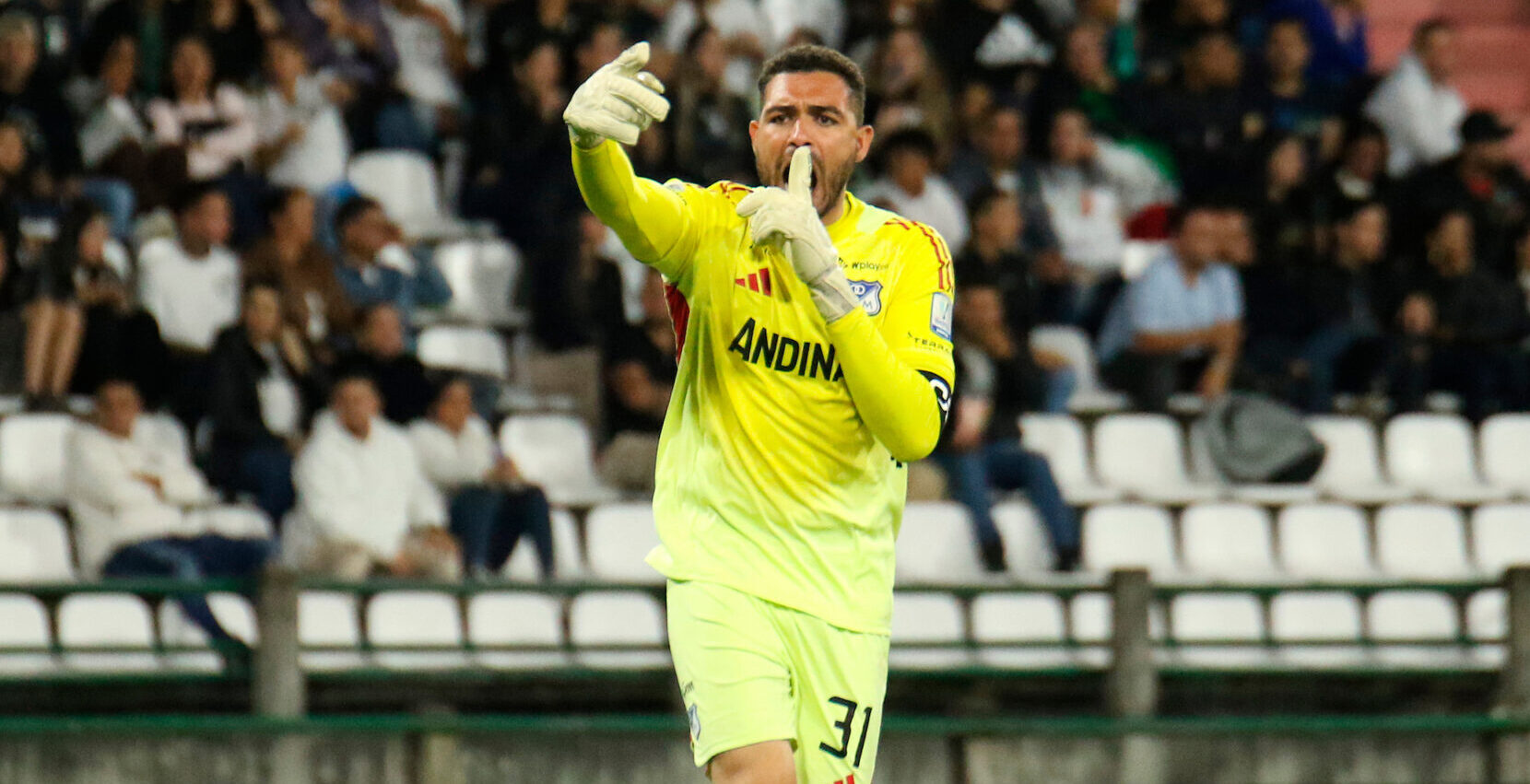 Once Caldas vs Millonarios Álvaro Montero